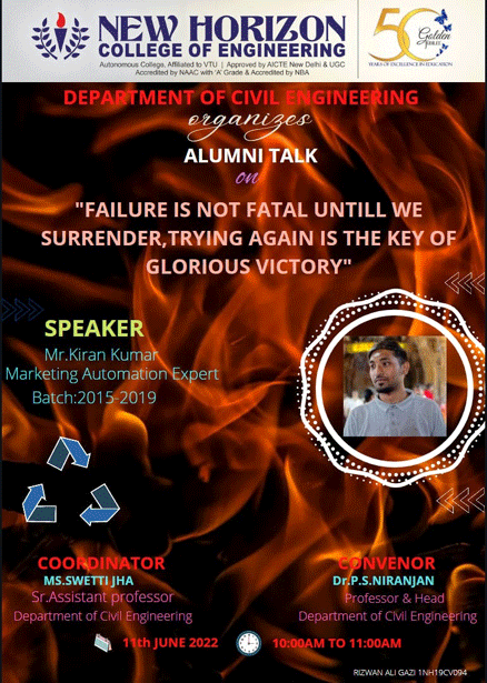 Failure Is Not Fatal Until We Surrender, Trying Again Is the Key Of Glorious Victory